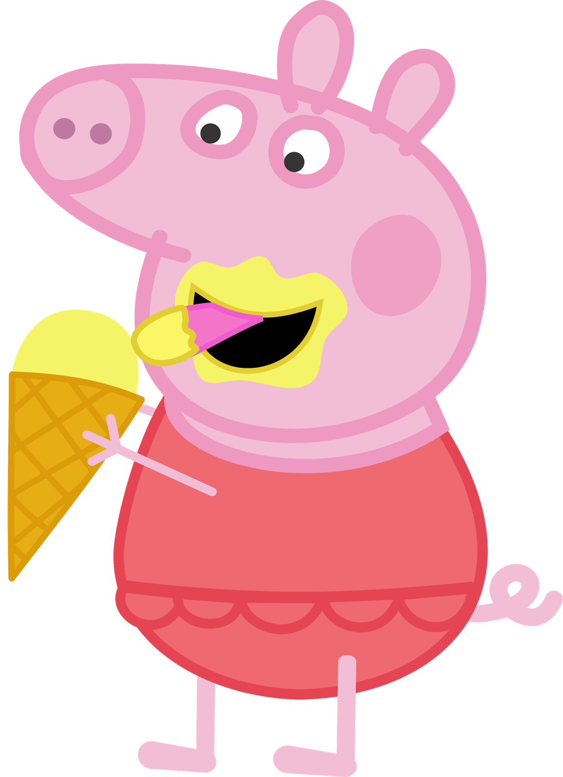 Peppa Pig Sorvete 01 - Imagens PNG