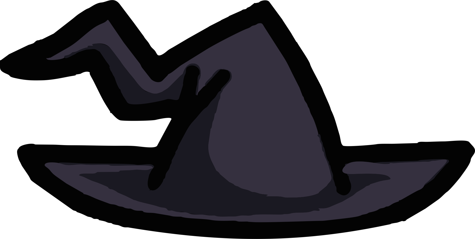 Among Us - Witch Hat PNG 01